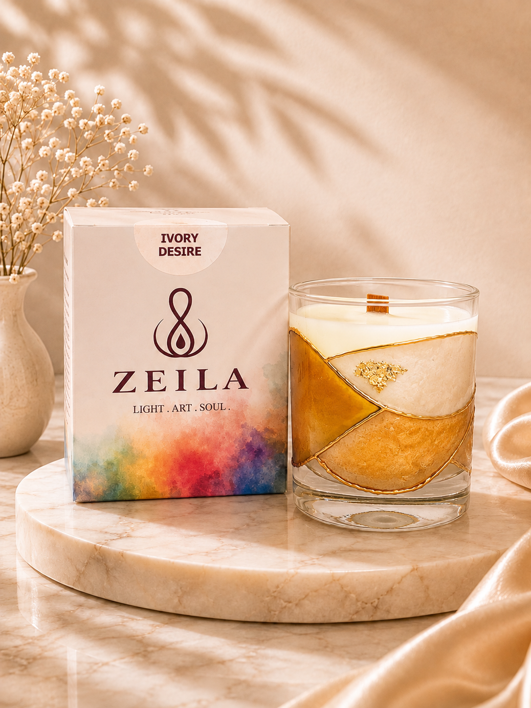 IVORY DESIRE Lumânare parfumată