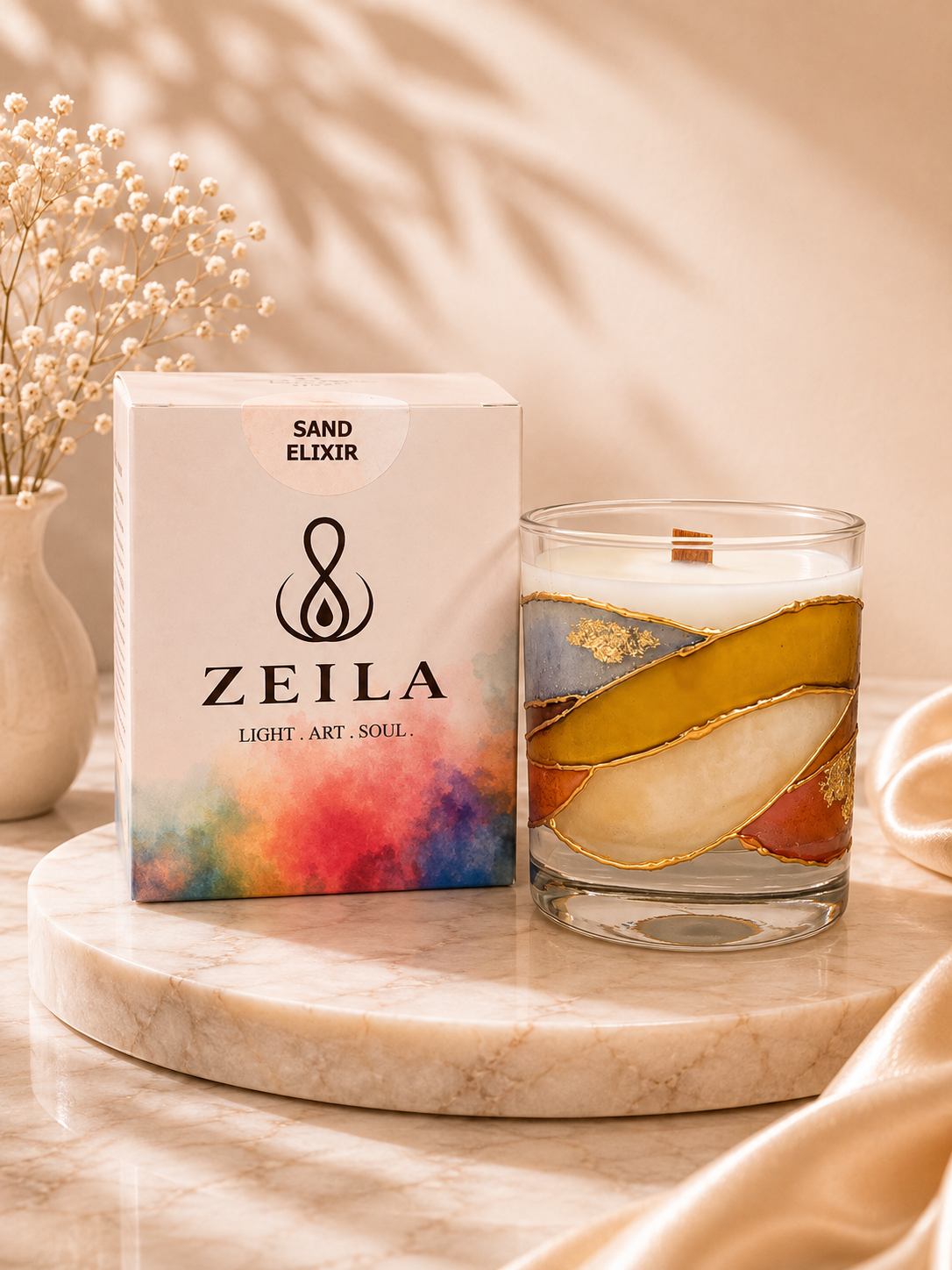 SAND ELIXIR Lumânare parfumată